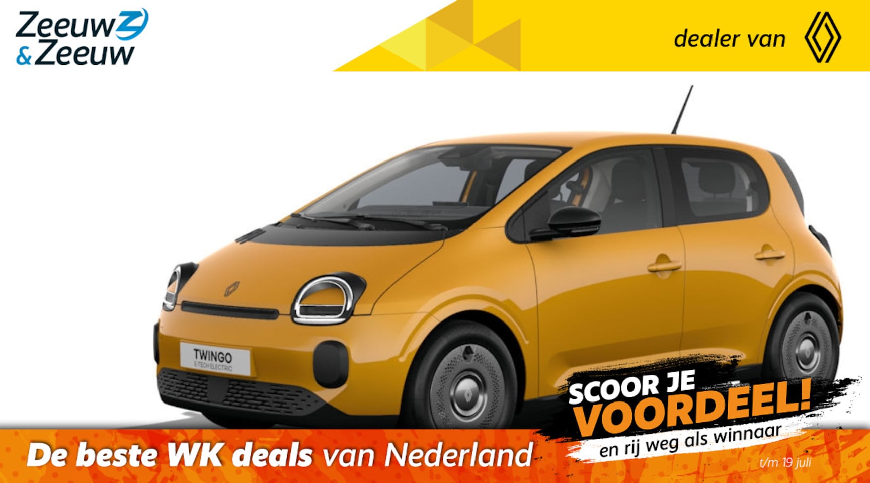 Renault Twingo - urban range evolution 27.5 kWh * NU IN DE SHOWROOM * Gratis 5 jaar garantie tot 100.000km - AutoWereld.nl