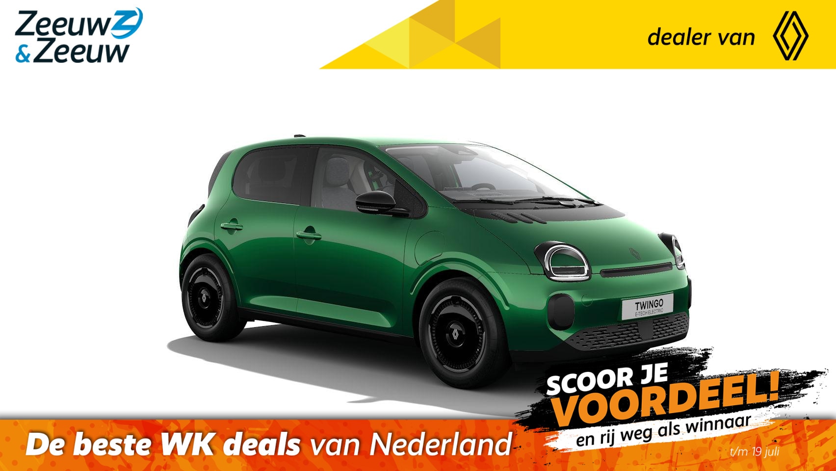 Renault Twingo - urban range techno 27.5 kWh | NU TE BESTELLEN MET €500,- INTRODUCTIEVOORDEEL!!! - AutoWereld.nl
