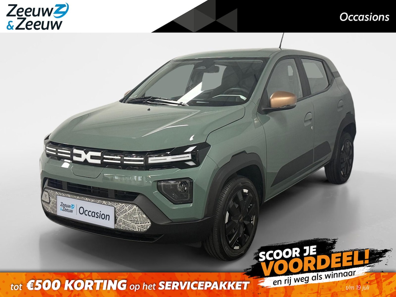 Dacia Spring - Extreme 65 26.8 kWh AIRCO APPLE CARPLAY/ANDROID AUTO ACHTERUITRIJCAMERA PARKEERSENSOREN AC - AutoWereld.nl