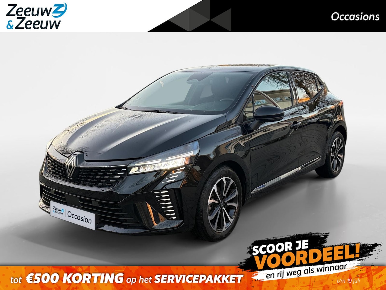 Renault Clio - 1.0 TCE TECHNO NAVI AIRCO CAMERA CRUISE CONTROLE APPLE CARPLAY ANDROID AUTO 9.3 INCH SCHER - AutoWereld.nl