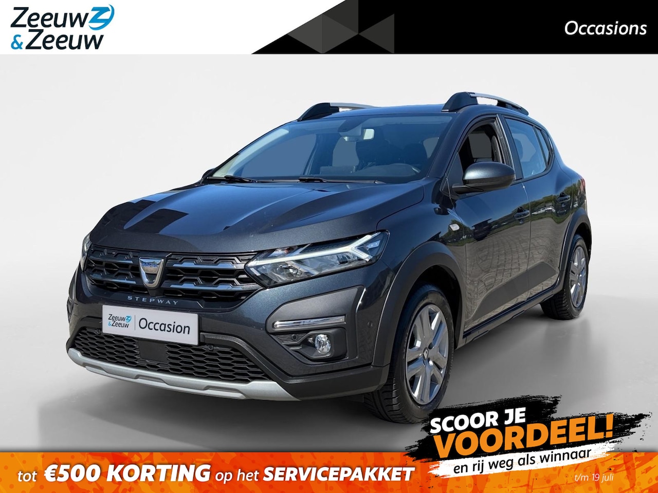 Dacia Sandero Stepway - 100PK TCe Bi-Fuel Expression | 1e eigenaar | Trekhaak | Navi | Climate Control | Apple Car - AutoWereld.nl