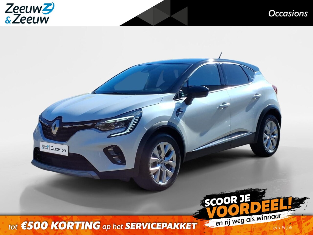 Renault Captur - 1.0 TCe 100 Intens Navigatie | Airco/Ecc | PDC/Camera | Dealer onderhouden | 1jaar Garanti - AutoWereld.nl