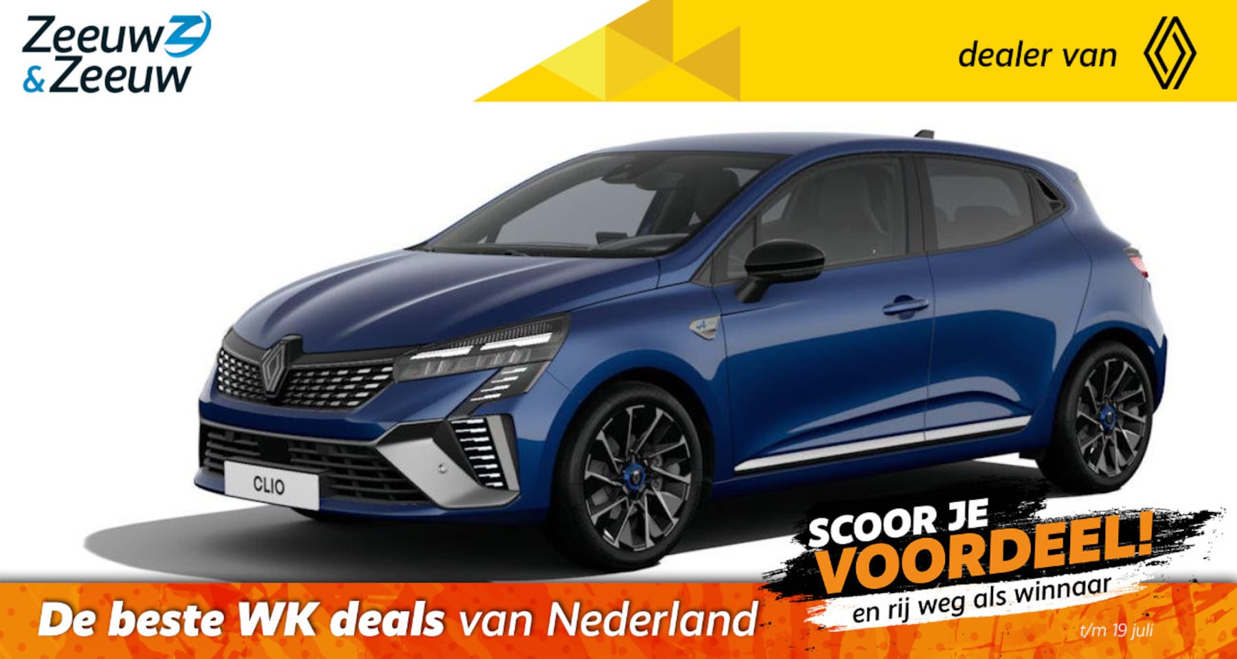 Renault Clio - 1.6 E-Tech Full Hybrid 145 esprit Alpine * CLIO RUN OUT ACTIE, € 3.000,- KORTING * 5 JAAR - AutoWereld.nl
