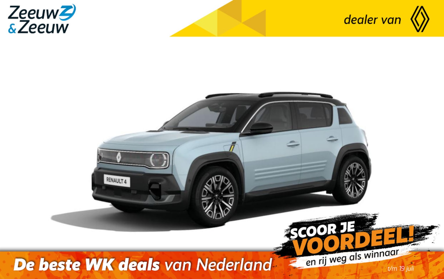 Renault 4 - comfort range iconic 52 kWh | Nieuw te bestellen | €1000,- introductiekorting | Verwarmbar - AutoWereld.nl