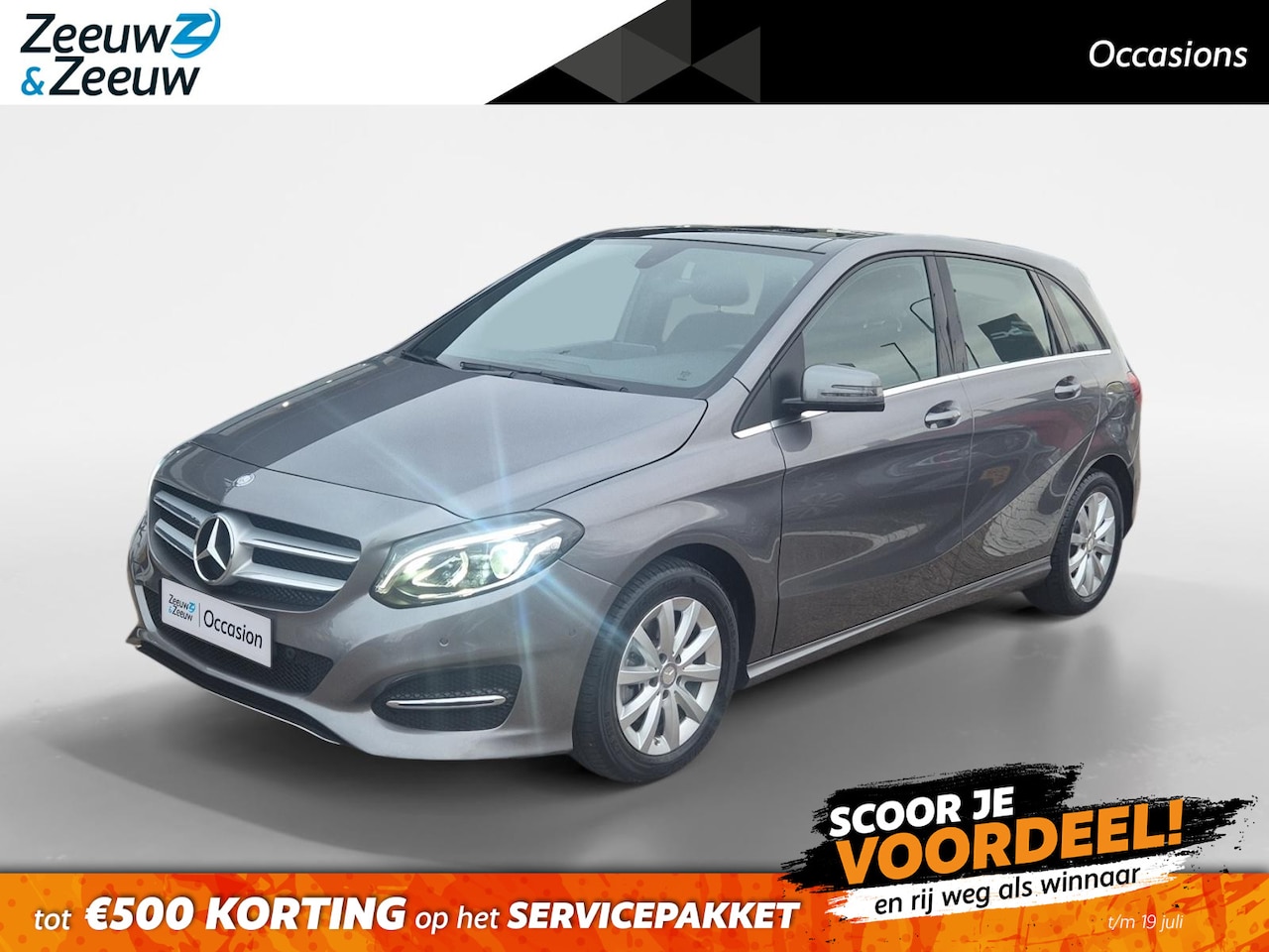 Mercedes-Benz B-klasse - 180 Ambition | Trekhaak | PDC | LMV | 1ste Eigenaar | Panoramadak | 1 jaar Garantie - AutoWereld.nl