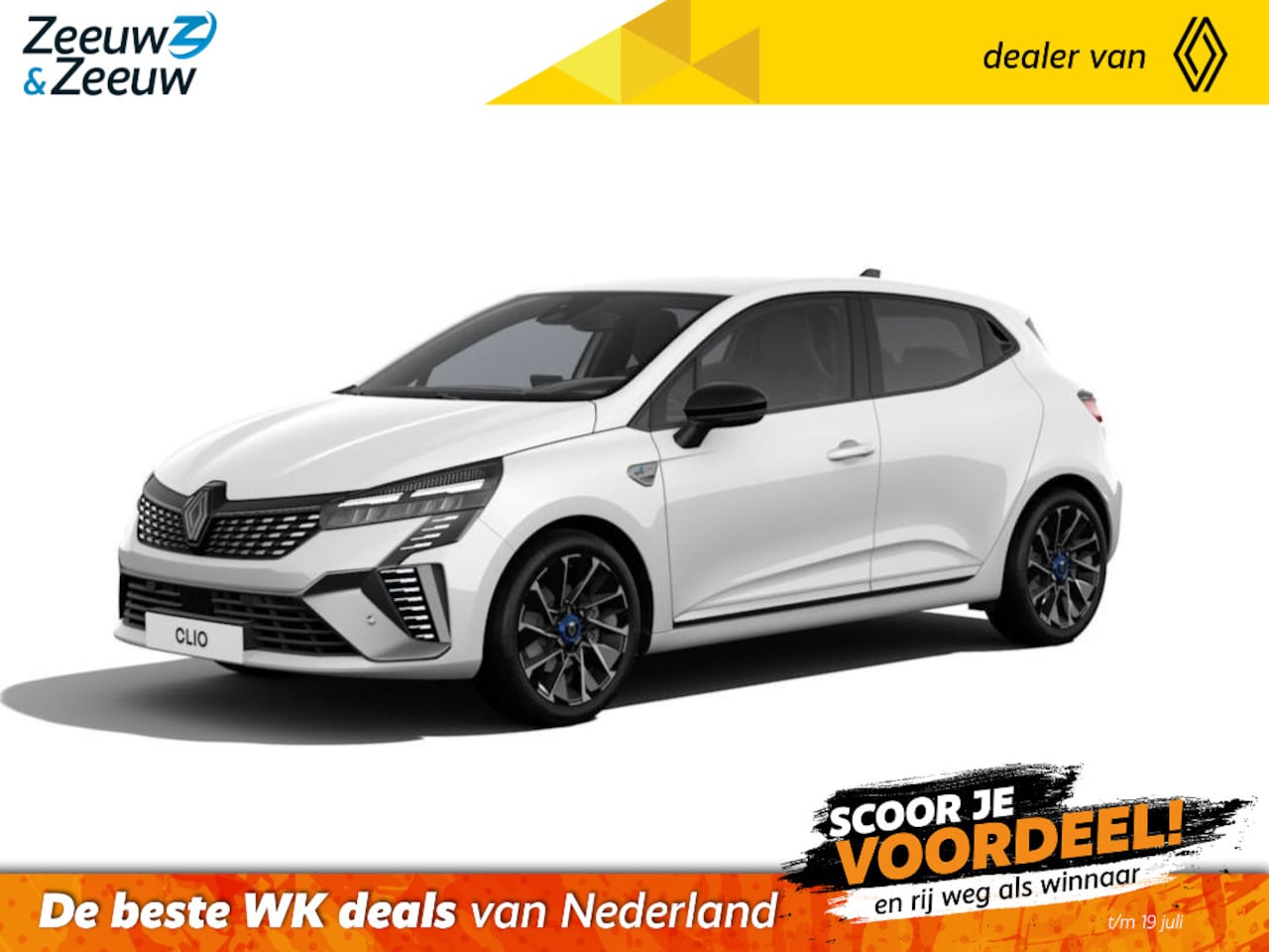 Renault Clio - E-Tech Full Hybrid 145 esprit Alpine | NU met € 3000,- Zeeuw en Zeeuw RUN OUT korting | + - AutoWereld.nl