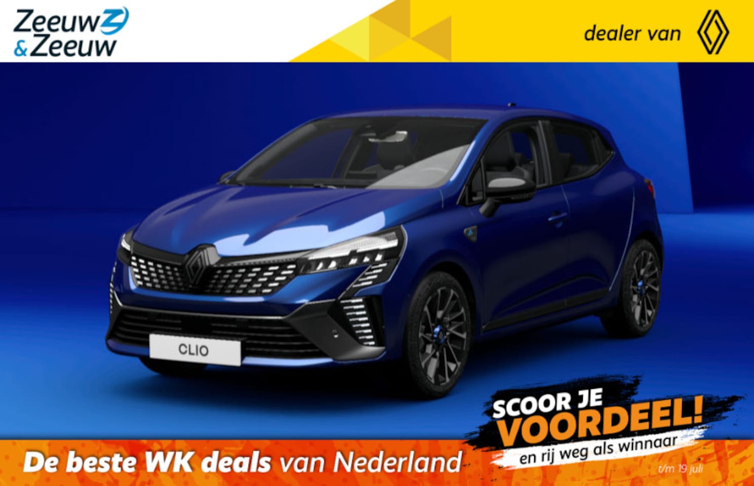 Renault Clio - E-Tech Full Hybrid 145 Esprit Alpine | NU met € 3000,- Zeeuw en Zeeuw RUN OUT korting | + - AutoWereld.nl