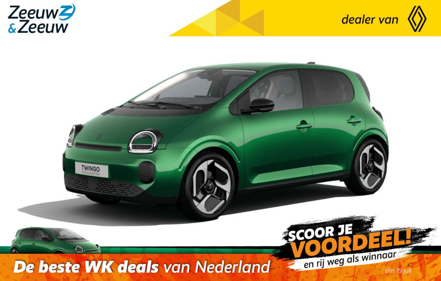Renault Twingo - urban range evolution 27.5 kWh * NU IN DE SHOWROOM * 5 JAAR GARANTIE * - AutoWereld.nl