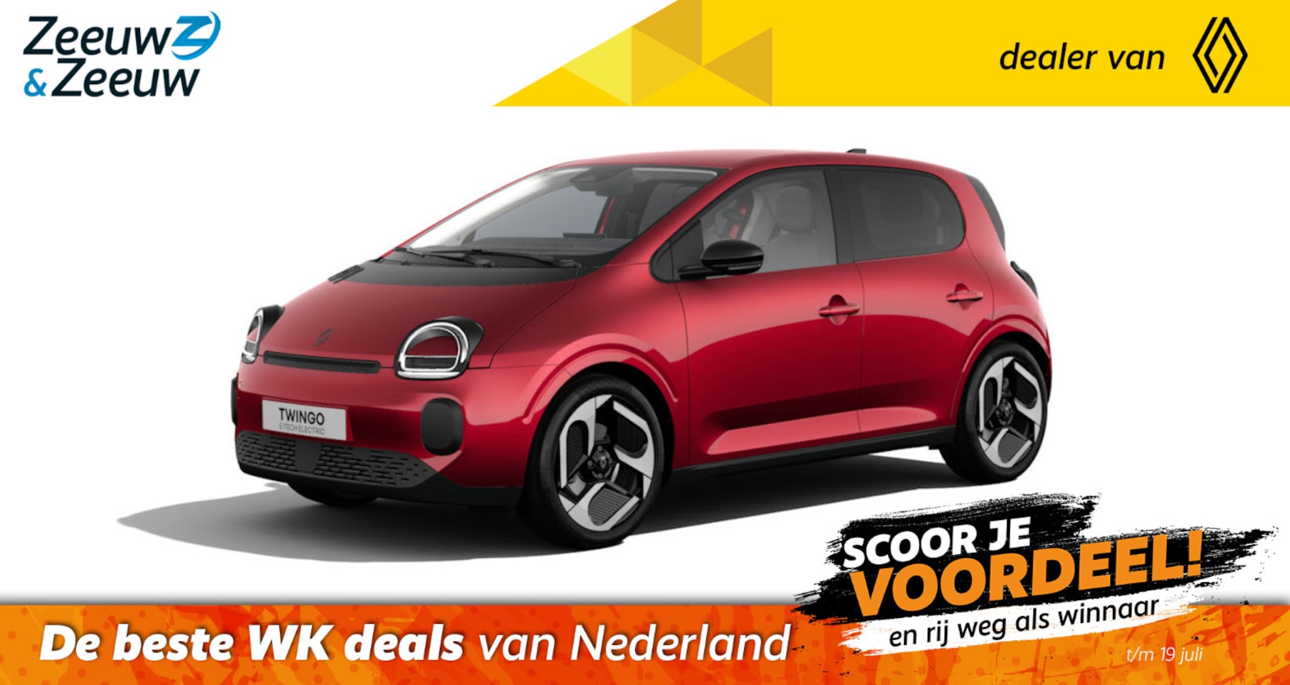 Renault Twingo - urban range techno 27.5 kWh * NU IN DE SHOWROOM * 5 JAAR GARANTIE * - AutoWereld.nl