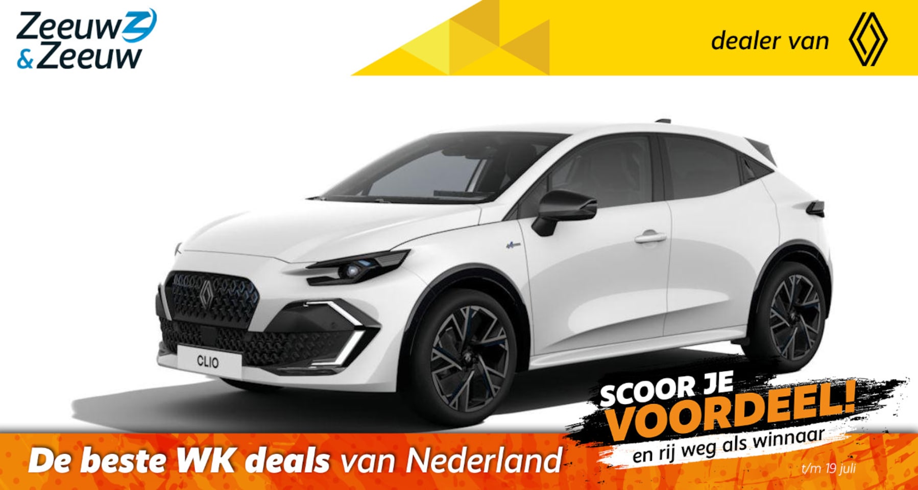 Renault Clio - Esprit Alpine * LMV * ACC * Blindspot warning * Verwarmbare voorstoelen * NU TE BESTELLEN - AutoWereld.nl
