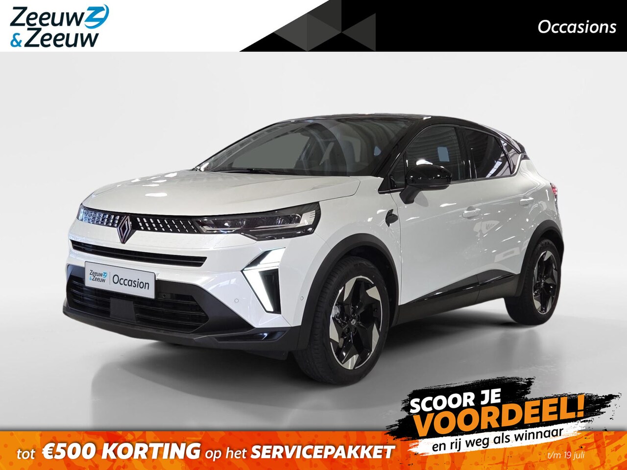Renault Captur - 1.6 E-Tech full hybrid 145 techno * Automaat * Cruise Control Adaptief * Carplay * Navigat - AutoWereld.nl