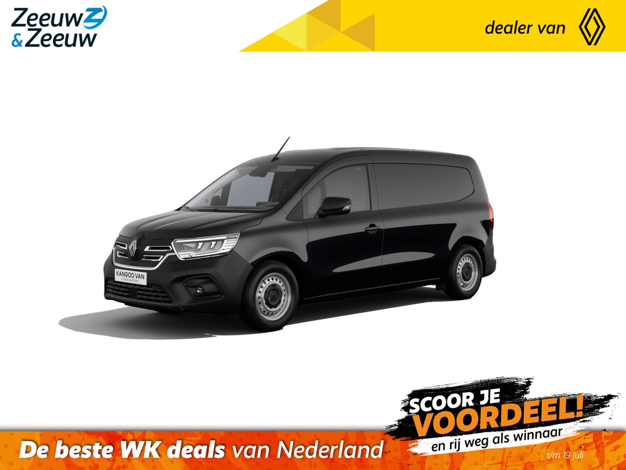 Renault Kangoo E-Tech - Advance L2 44 kWh Nu met 14 % Zeeuw & Zeeuw korting  | 1,9% actie financial lease | - AutoWereld.nl