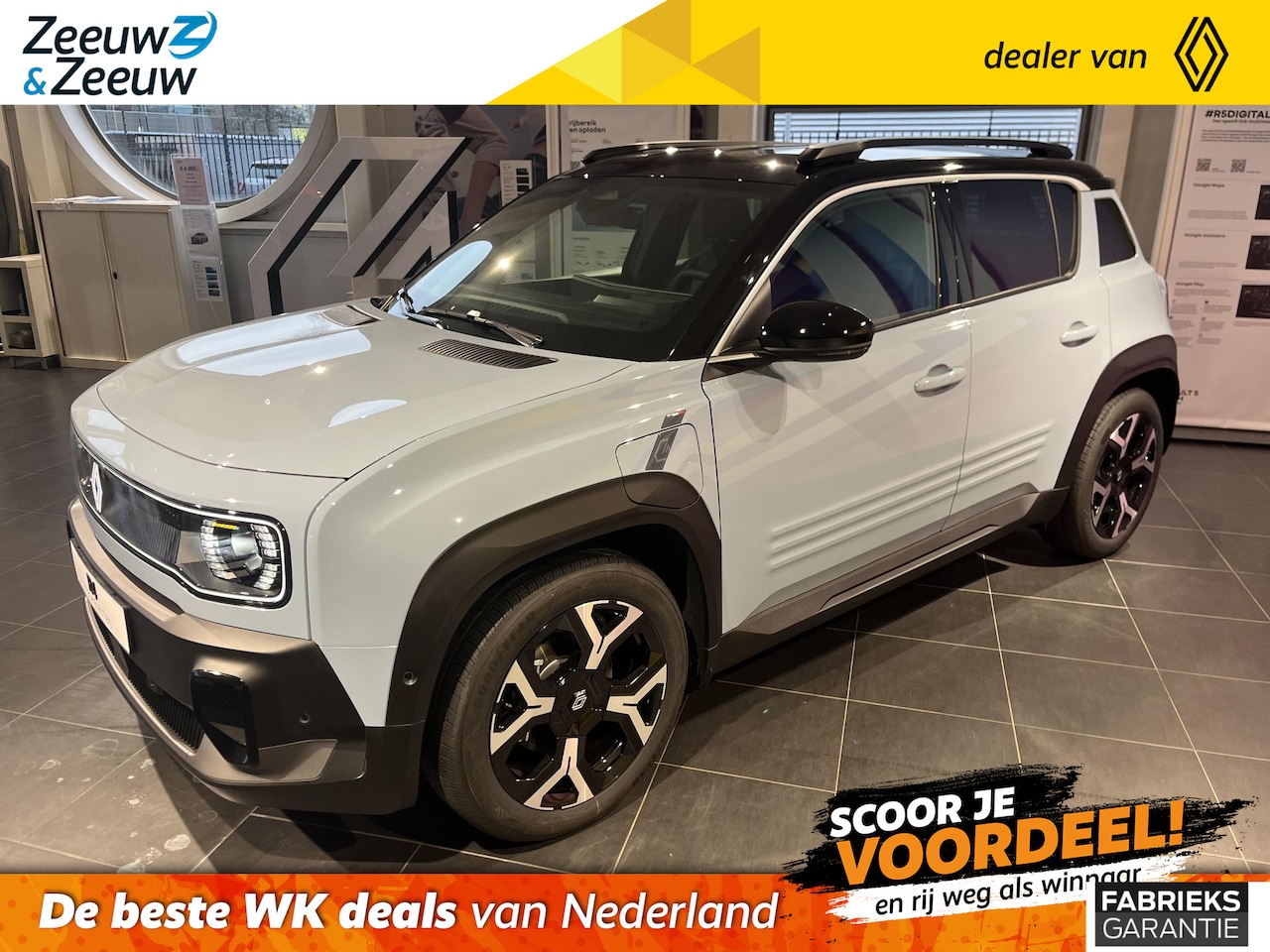 Renault 4 - comfort range techno 52 kWh Op voorraad bij Zeeuw & Zeeuw Naaldwijk// R4 nu met 4.000 eu - AutoWereld.nl