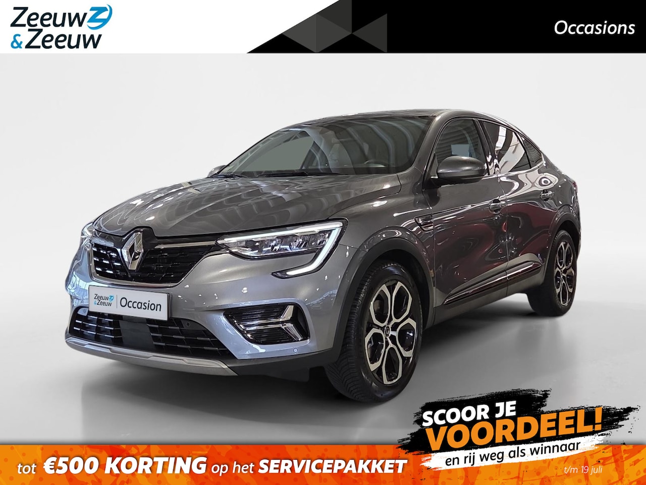 Renault Arkana - 1.6 E-Tech Hybrid 145 Intens * Automaat * Camera * Cruise Control * Carplay * Dodehoek Det - AutoWereld.nl