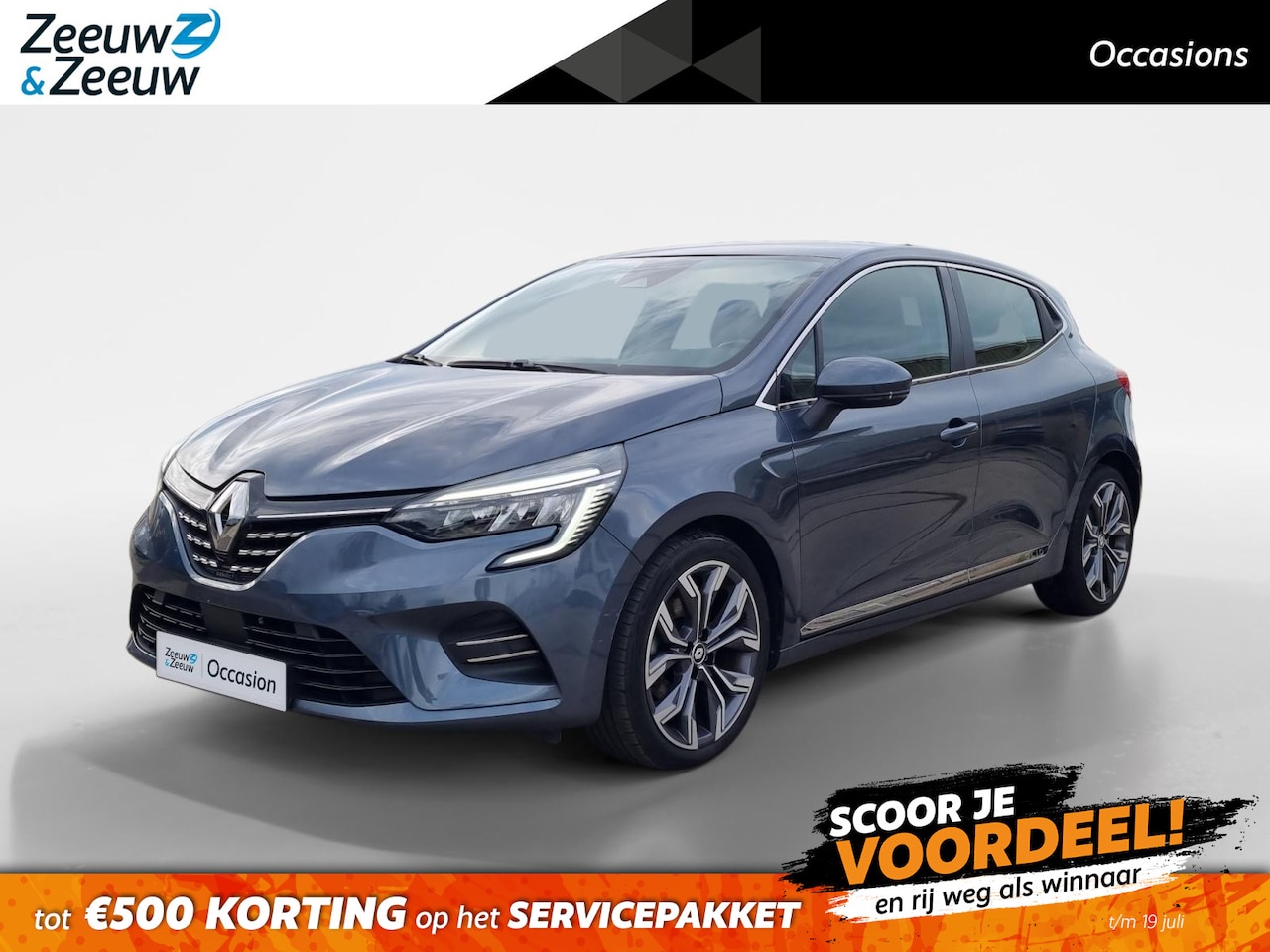 Renault Clio - 1.6 E-Tech Hybrid 140 Intens * Automaat * Cruise Control * Carplay * LM Velgen 16 " * Clim - AutoWereld.nl
