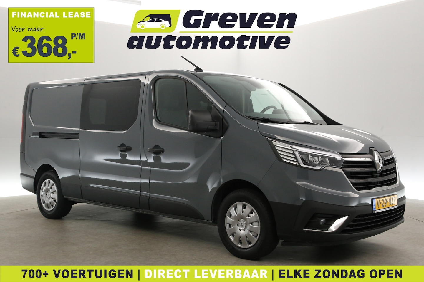 Renault Trafic - 2.0 dCi 150PK L2H1 | Aut. | Airco | Cruise | 3 Zits | Trekhaak | Stoelverw. | Parkeersens. - AutoWereld.nl