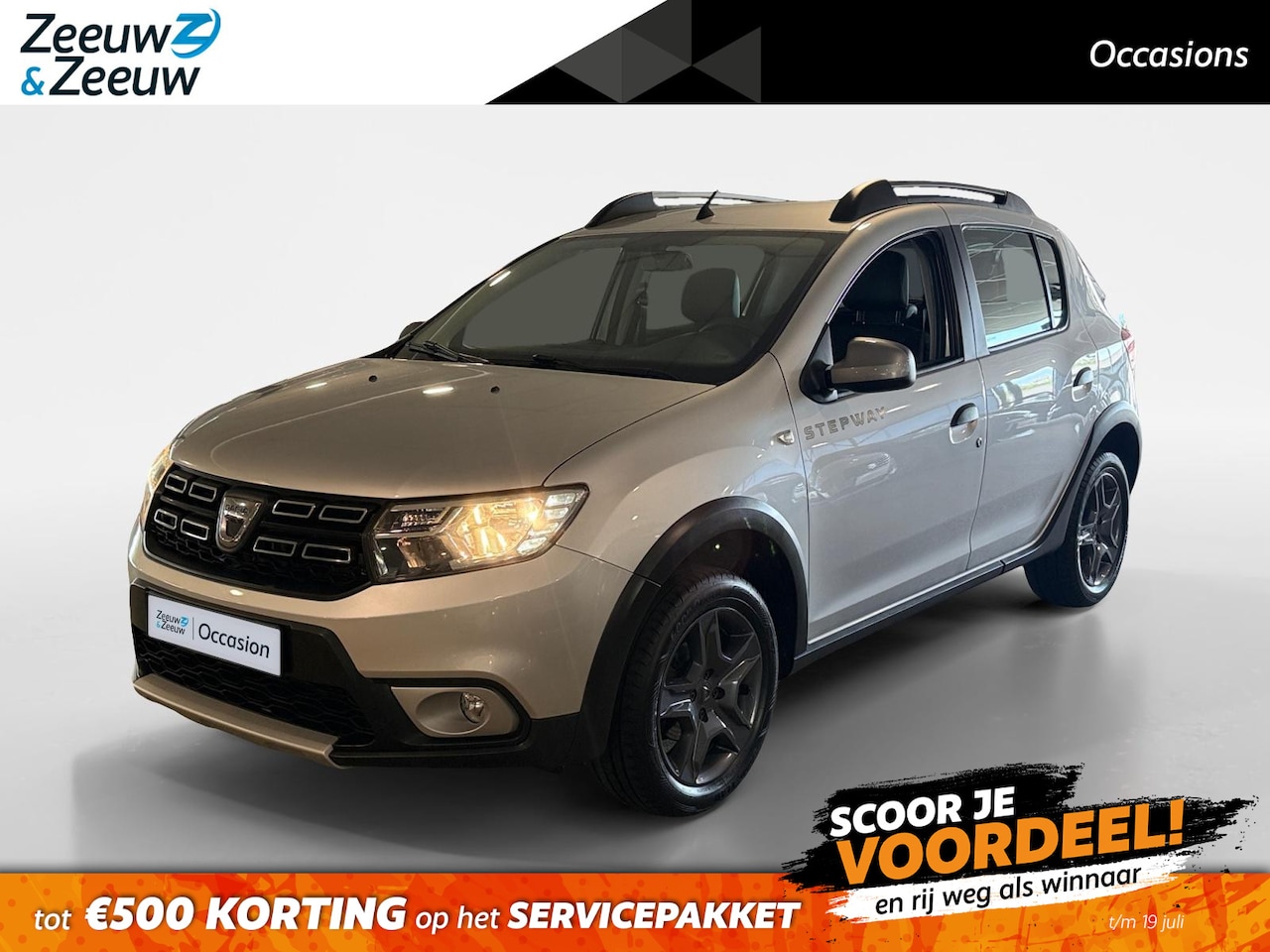 Dacia Sandero Stepway - 0.9 TCe SL *Navi*Airco*Parkeersensoren*Cruise*Hoge instap! - AutoWereld.nl