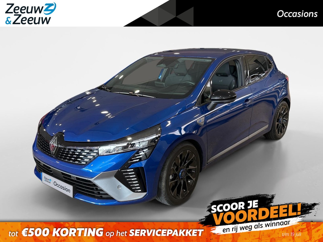 Renault Clio - 1.6 E-Tech Full Hybrid 145 esprit Alpine *Automaat*Navi+Camera*Stoel/Stuur Verw.*Adaptive - AutoWereld.nl