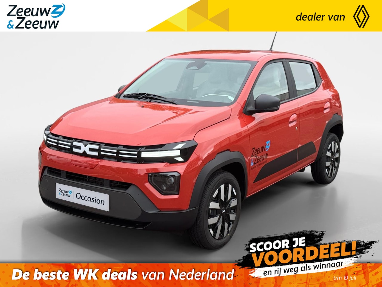 Dacia Spring - Expression 65 26.8 kWh *Parkeersensoren*Tel Bluetooth*Cruise Control*ZO GOED ALS NIEUW! - AutoWereld.nl