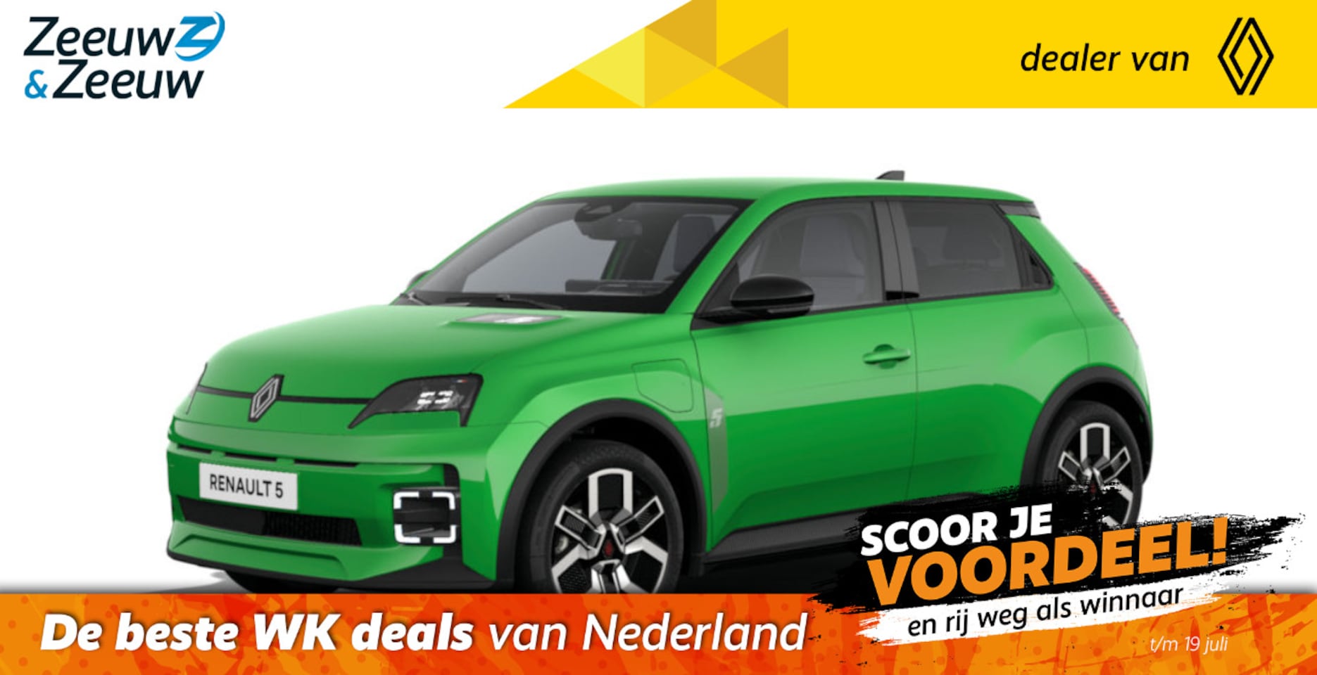 Renault 5 - comfort range techno 52 kWh Uit voorraad leverbaar op = op - AutoWereld.nl
