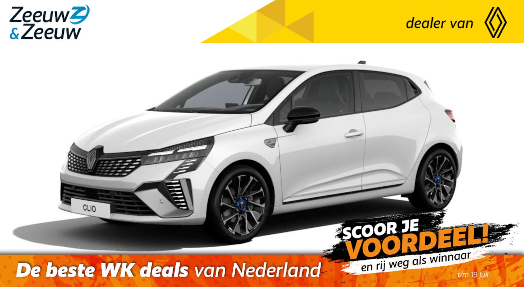 Renault Clio - 1.6 E-Tech Full Hybrid 145 esprit Alpine Uit voorraad leverbaar op is op - AutoWereld.nl