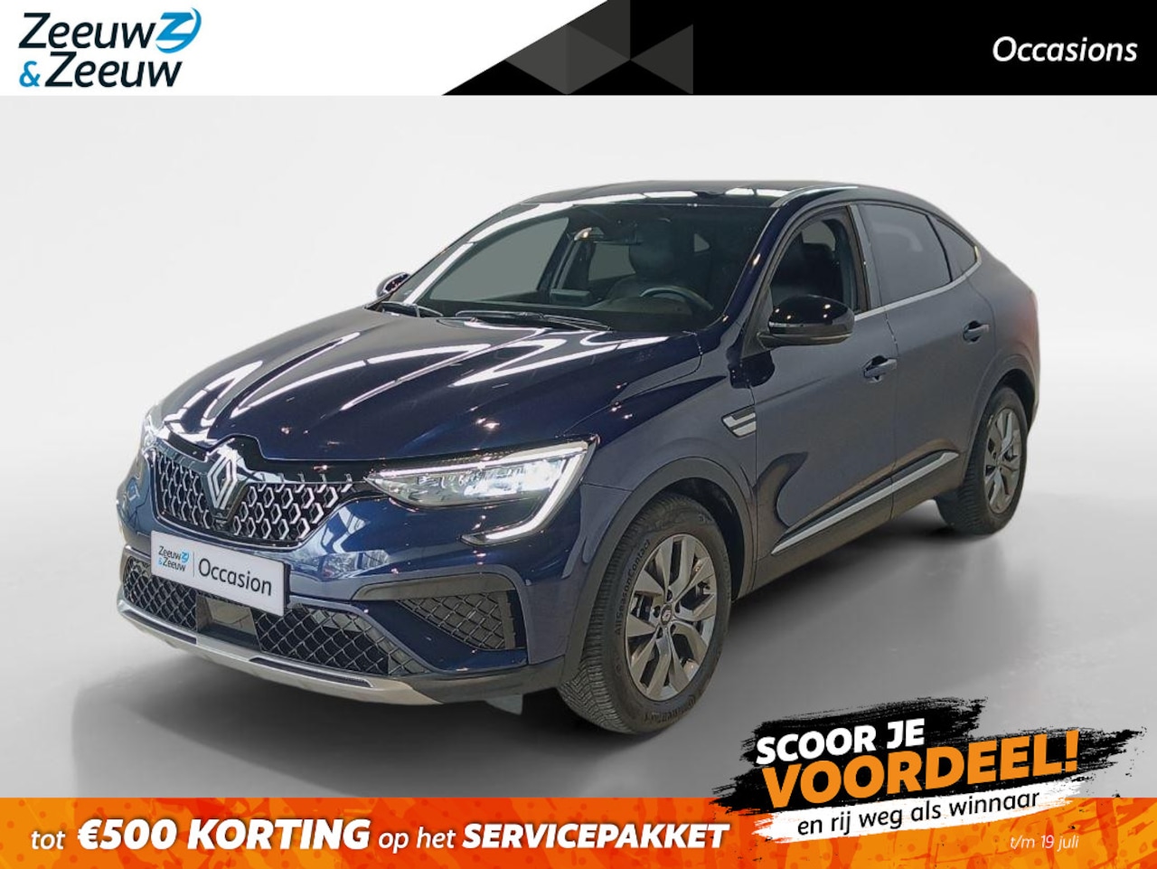 Renault Arkana - 1.6 E-Tech full hybrid 145 techno *Automaat*Navi+Camera*Climate*Parkeersensoren*IN NIEUW S - AutoWereld.nl