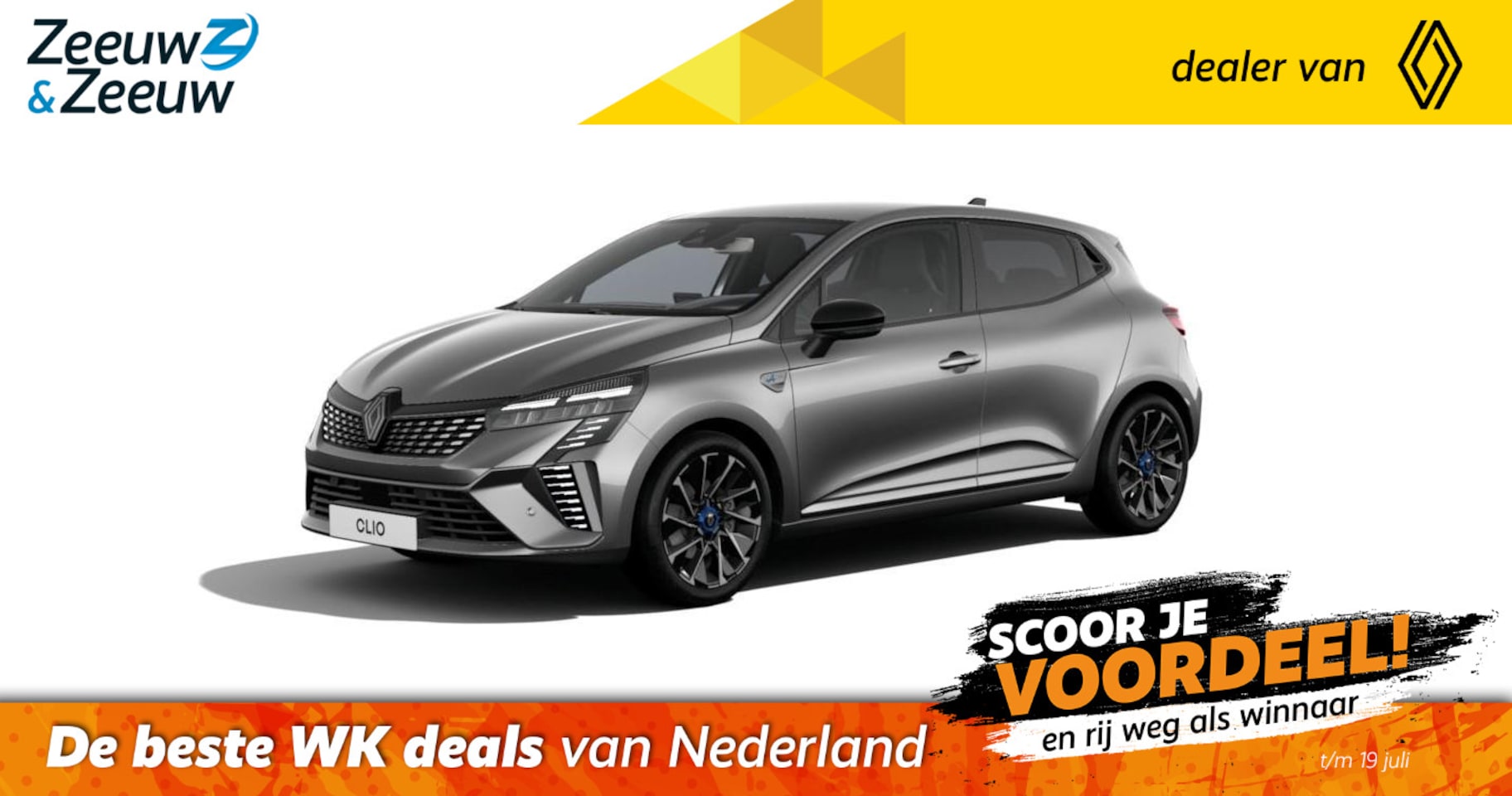 Renault Clio - 1.6 E-Tech Full Hybrid 145 esprit Alpine Uit voorraad leverbaar op = op - AutoWereld.nl