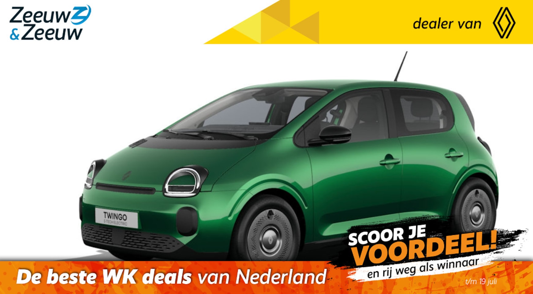 Renault Twingo - (Zeeuw & Zeeuw Private Lease Actie v.a. € 359,-) urban range Evolution | Wij maken graag e - AutoWereld.nl