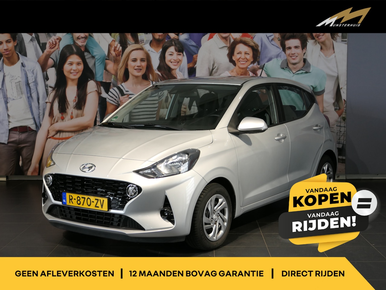 Hyundai i10 - 1.0 Comfort 5-zits *AUTOMAAT!* - Airco - Cruise - Apple carplay/ Android auto - AutoWereld.nl