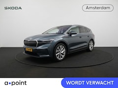 Skoda Enyaq iV - 60 First Edition 180 pk | SOH 93, 45% | Navigatie | Warmtepomp | Trekhaak (wegklapbaar) |