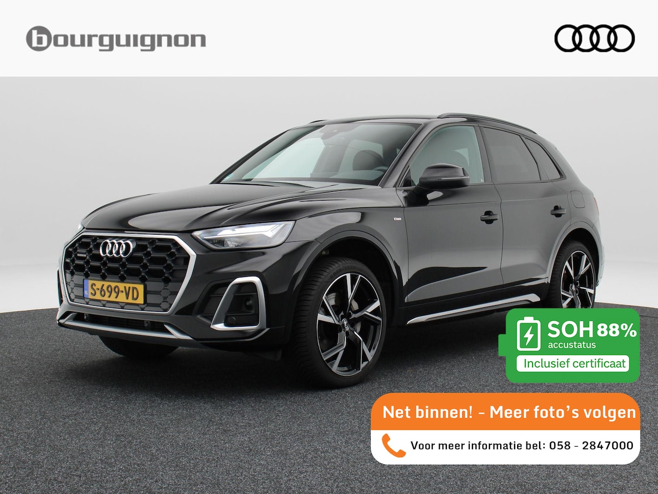 Audi Q5 - 55 TFSi e 367 Pk S Line Competition | Stoelverwarming | Camera | Adaptive cruise | Climatr - AutoWereld.nl