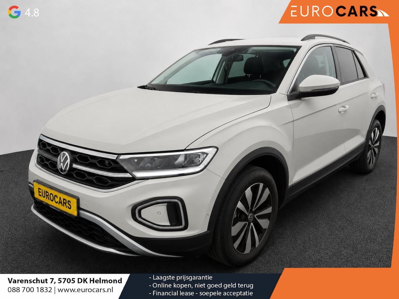 Volkswagen T-Roc - 1.0 TSI 85 kW Move Discover Media Navi Digital Cockpit App-Connect DAB Climatronic Stoelve - AutoWereld.nl