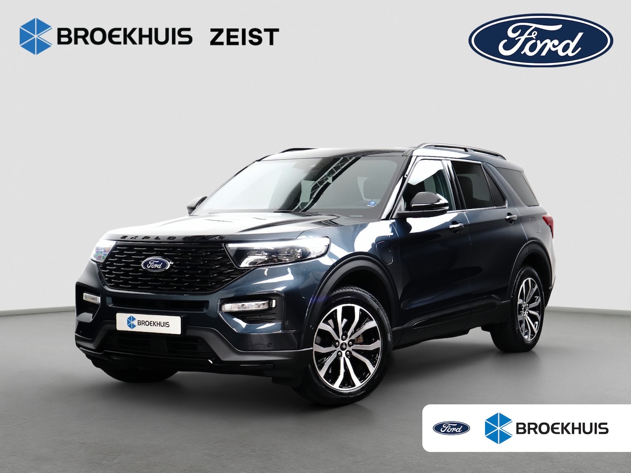 Ford Explorer - 3.0 V6 457pk PHEV ST-Line | Afn. trekhaak | Verlengde garantie | Pano-dak | Standkachel | - AutoWereld.nl