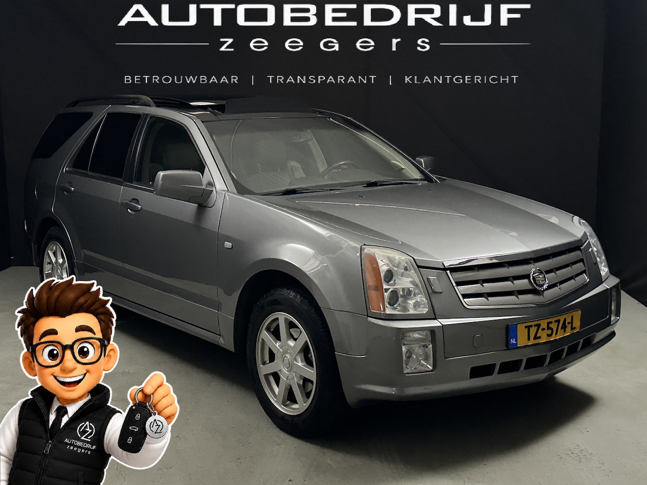 Cadillac SRX - 4.6 Sport Luxury V8 LPG *Pano*full Leather*Automaat*7 PERSOONS - AutoWereld.nl