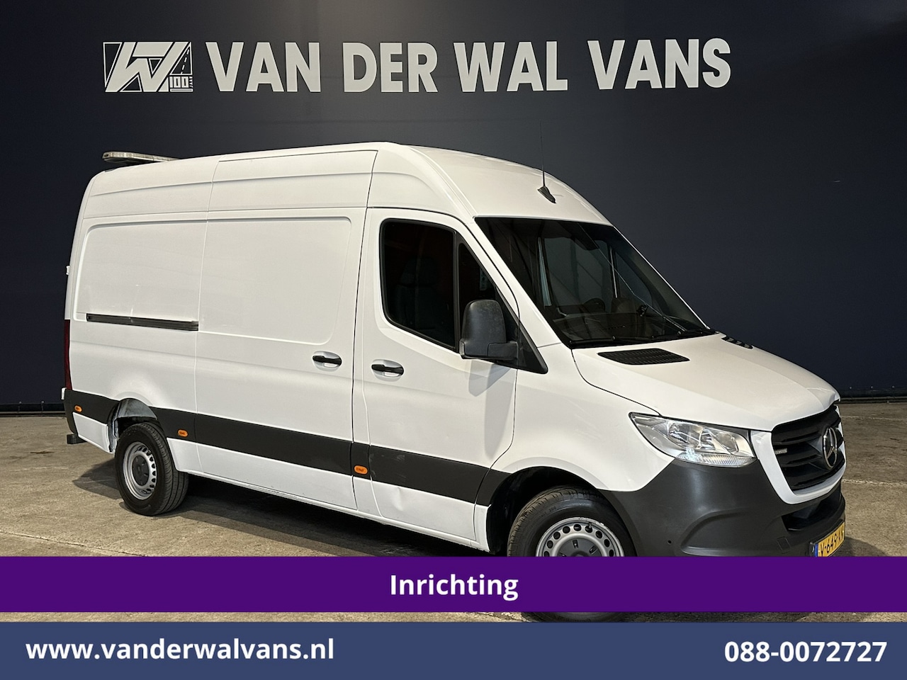 Mercedes-Benz Sprinter - 316 CDI 164pk 3500kg Trekhaak L2H2 Inrichting Euro6 Airco | Camera | Apple Carplay Android - AutoWereld.nl