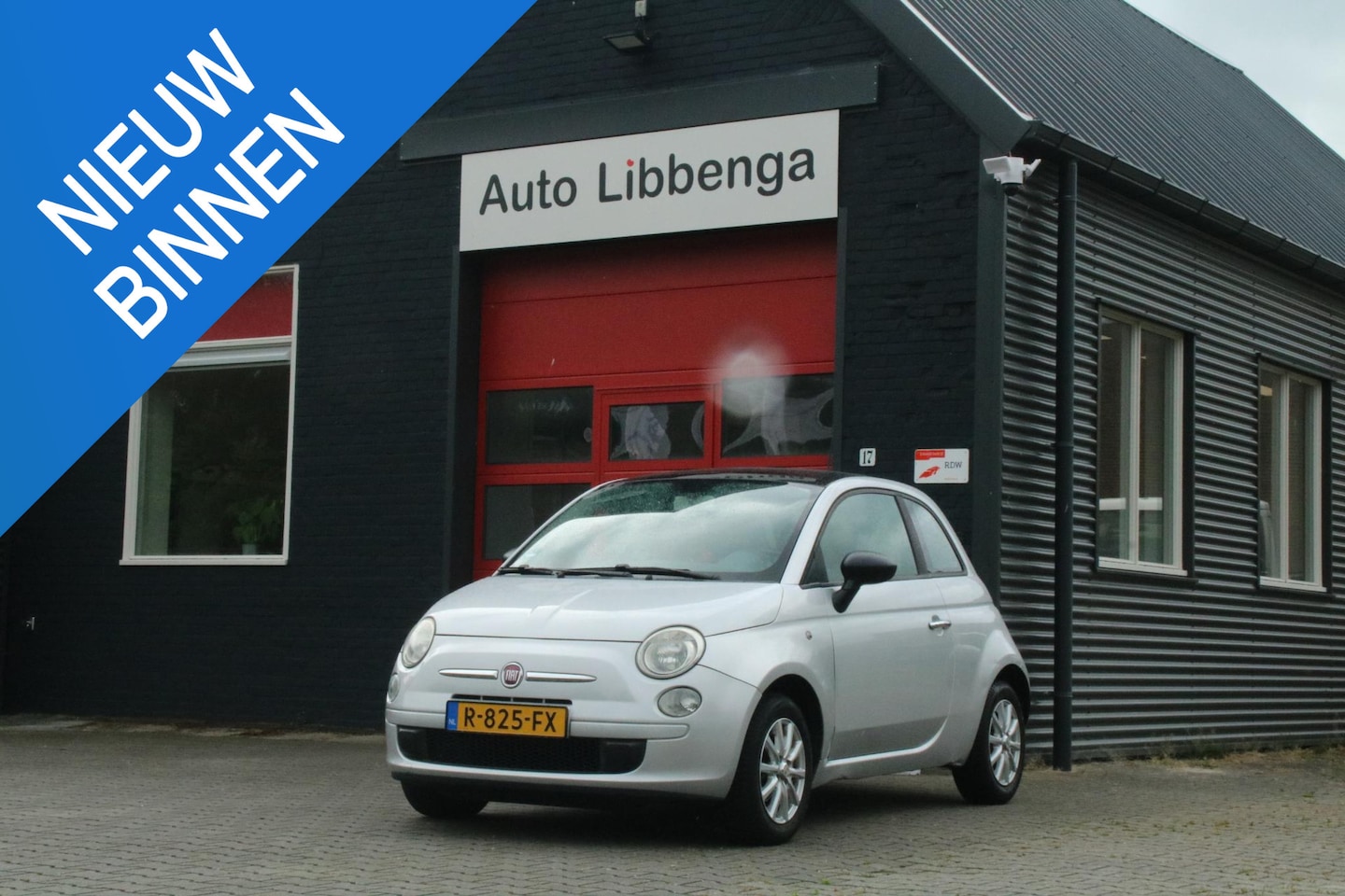 Fiat 500 - 1.2 Naked STUURBEKR. / PANO DAK ELECTR. / CENTR.VERGR. / ELECTRISCHE RAMEN / PARELMOER LAK - AutoWereld.nl