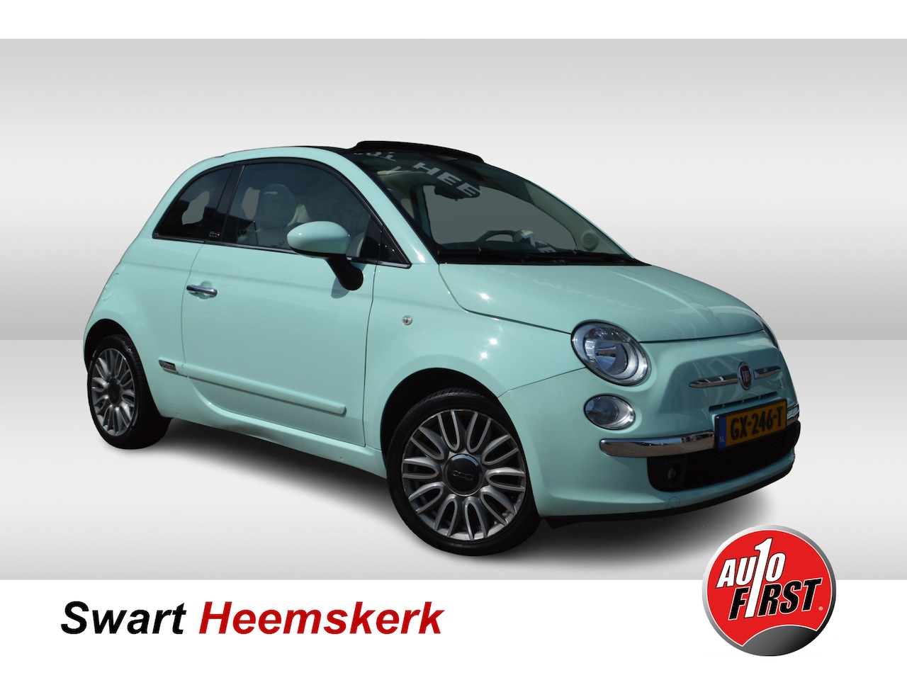 Fiat 500 C - 0.9 TwinAir Turbo Lounge Cabrio | Parkeers. | Orig NL auto | - AutoWereld.nl