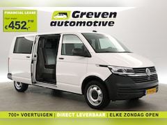 Volkswagen Transporter - 2.0 TDI T6.1 150PK L2H1 | Dubbele Cabine | Airco | Camera | Cruise | Carplay | Stoelverw