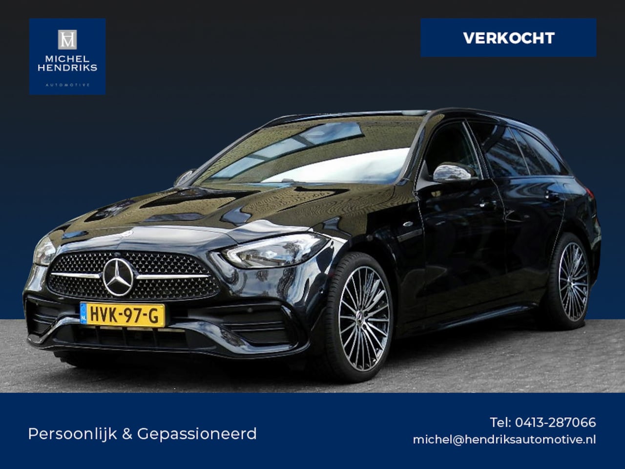 Mercedes-Benz C-klasse Estate - 300 e Night Edition AMG Panoramadak - AutoWereld.nl