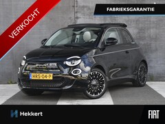 Fiat 500 C - La Prima 42 kWh 118pk Automaat ADAPT. CC | 17''LM | PDC + CAM. | DODE HOEK | LEDER | APPLE