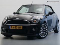 MINI Cabrio - 1.6 Cooper JCW Sport (AIRCO, CRUISE, STOELVERWARMING, LEDER, PARKEERSENSOREN, LM-VELGEN, B
