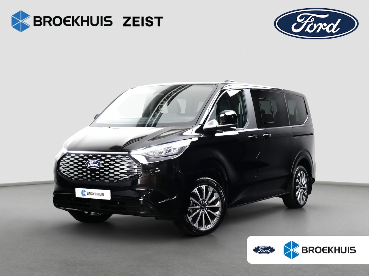 Ford Transit Custom Tourneo - E- 71kWh Titanium X | 8-persoons | Panoramadak | Leder | Blis | Adaptive Cruise | 360 Came - AutoWereld.nl