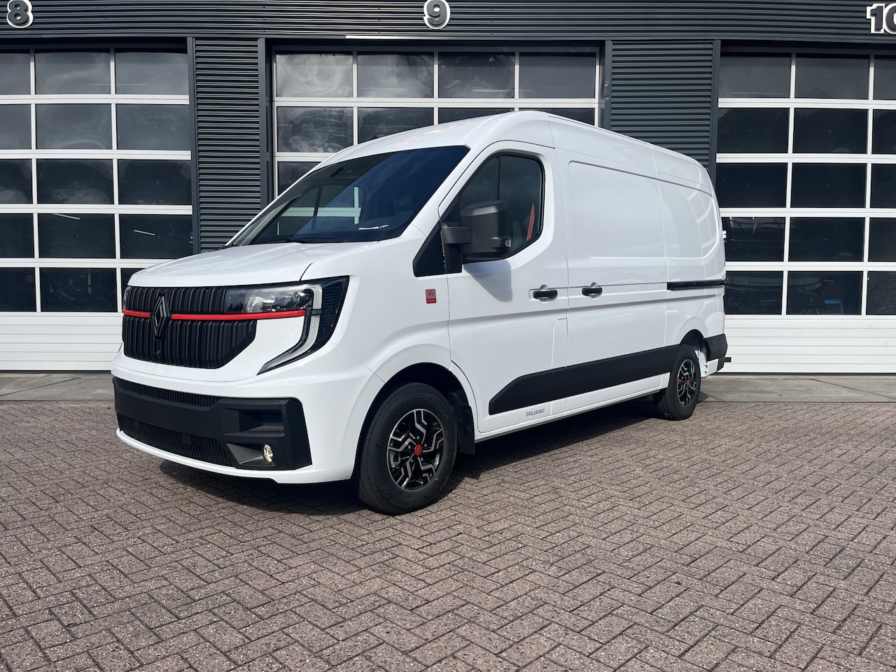 Renault Master E-Tech - Long Range 87Kwh Red Exclusive uitvoering 2 schuifdeuren - AutoWereld.nl