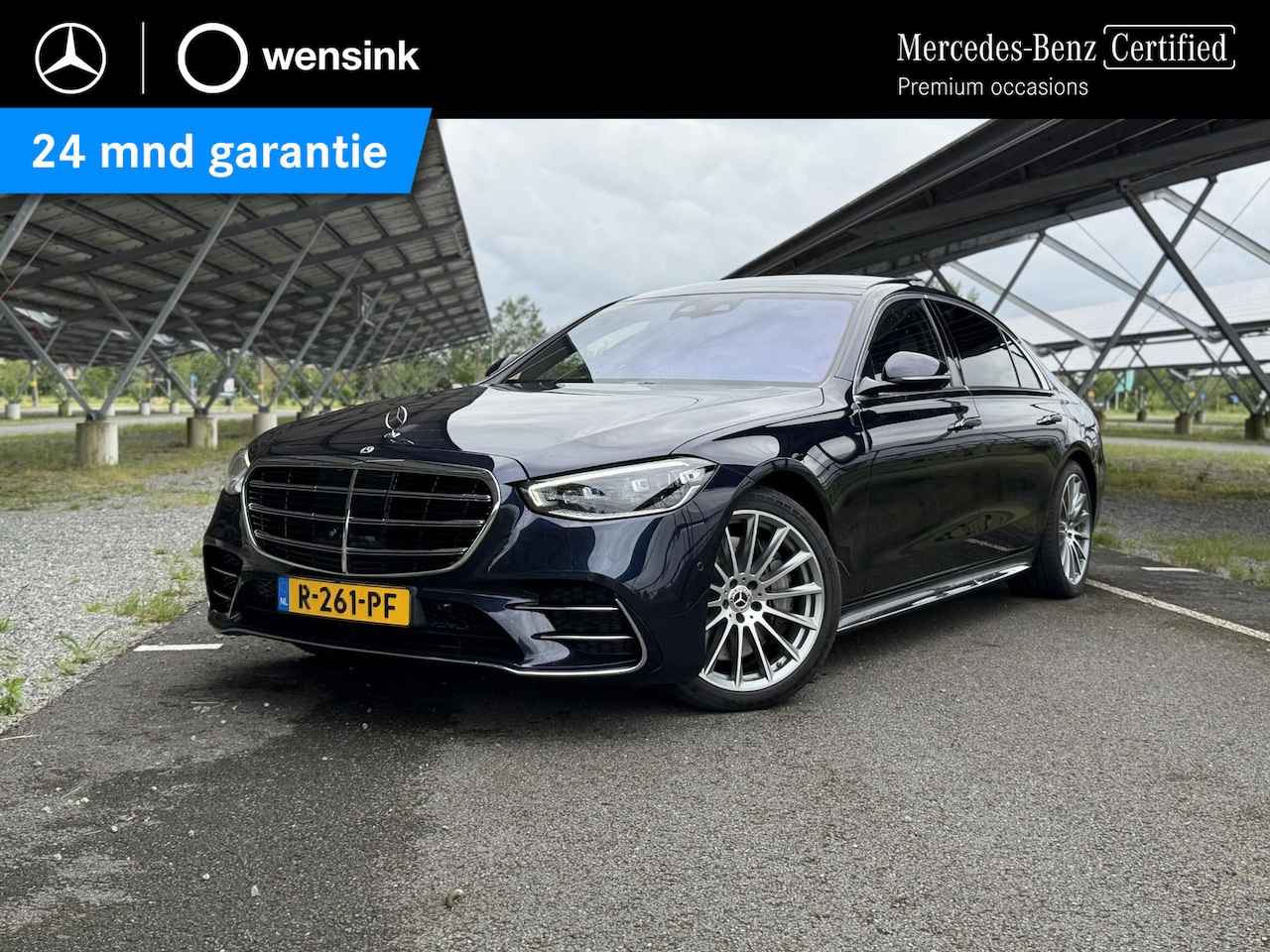 Mercedes-Benz S-klasse - 580 e 4MATIC Lang AMG Line | Panoramadak | Achterasbesturing | Burmester | Head-up display - AutoWereld.nl