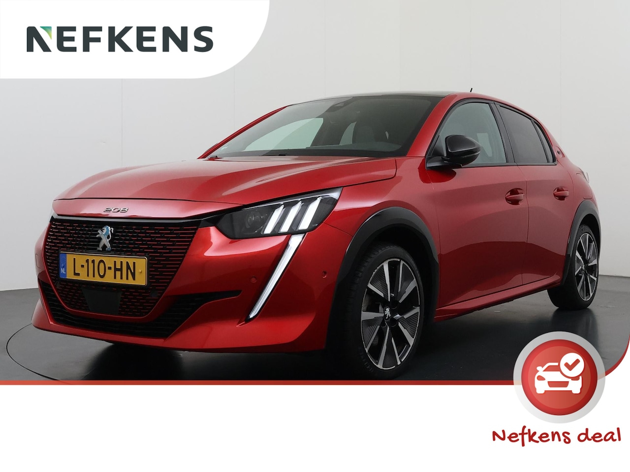 Peugeot e-208 - GT Pack 50 kWh | Accu 91% | Navigatie | Alcantara bekleding | Panodak | Camera achter | Au - AutoWereld.nl