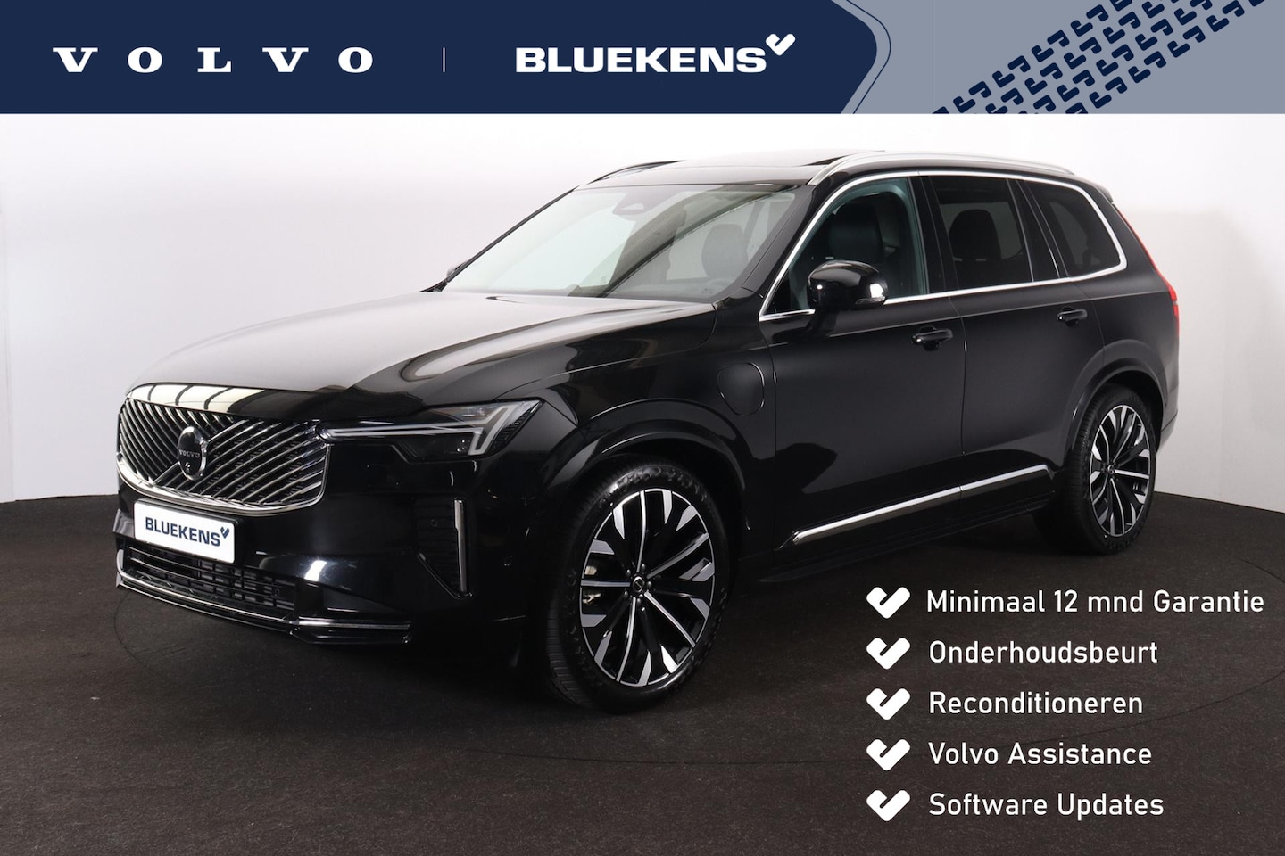Volvo XC90 - T8 Recharge AWD Ultra Bright - Luchtvering - Panorama/schuifdak - IntelliSafe Assist & Sur - AutoWereld.nl