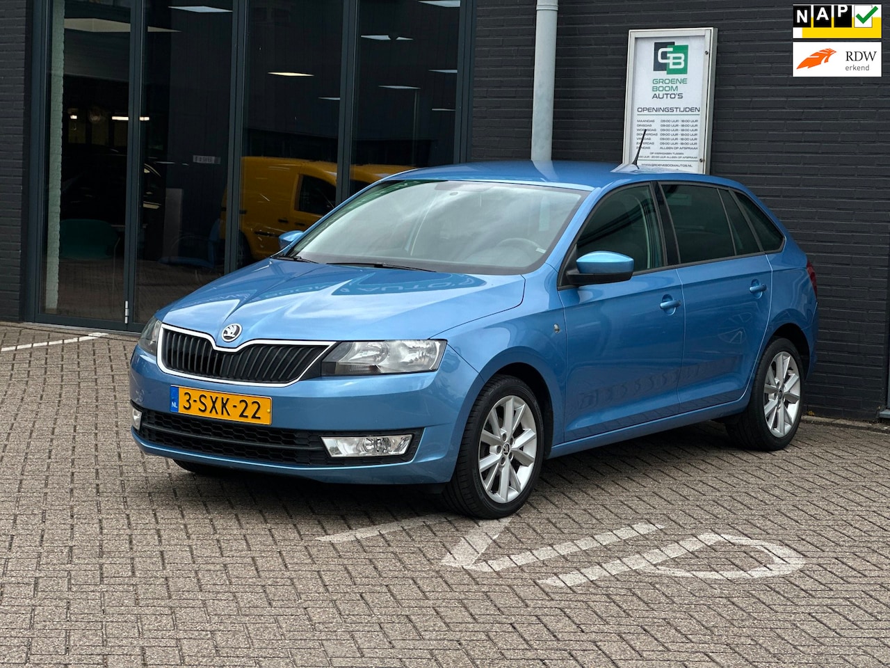 Skoda Rapid Spaceback - 1.2 TSI Greentech Ambition Businessline Pro/2E EIG/NAVI/AIRCO/NL-AUTO NAP!! - AutoWereld.nl