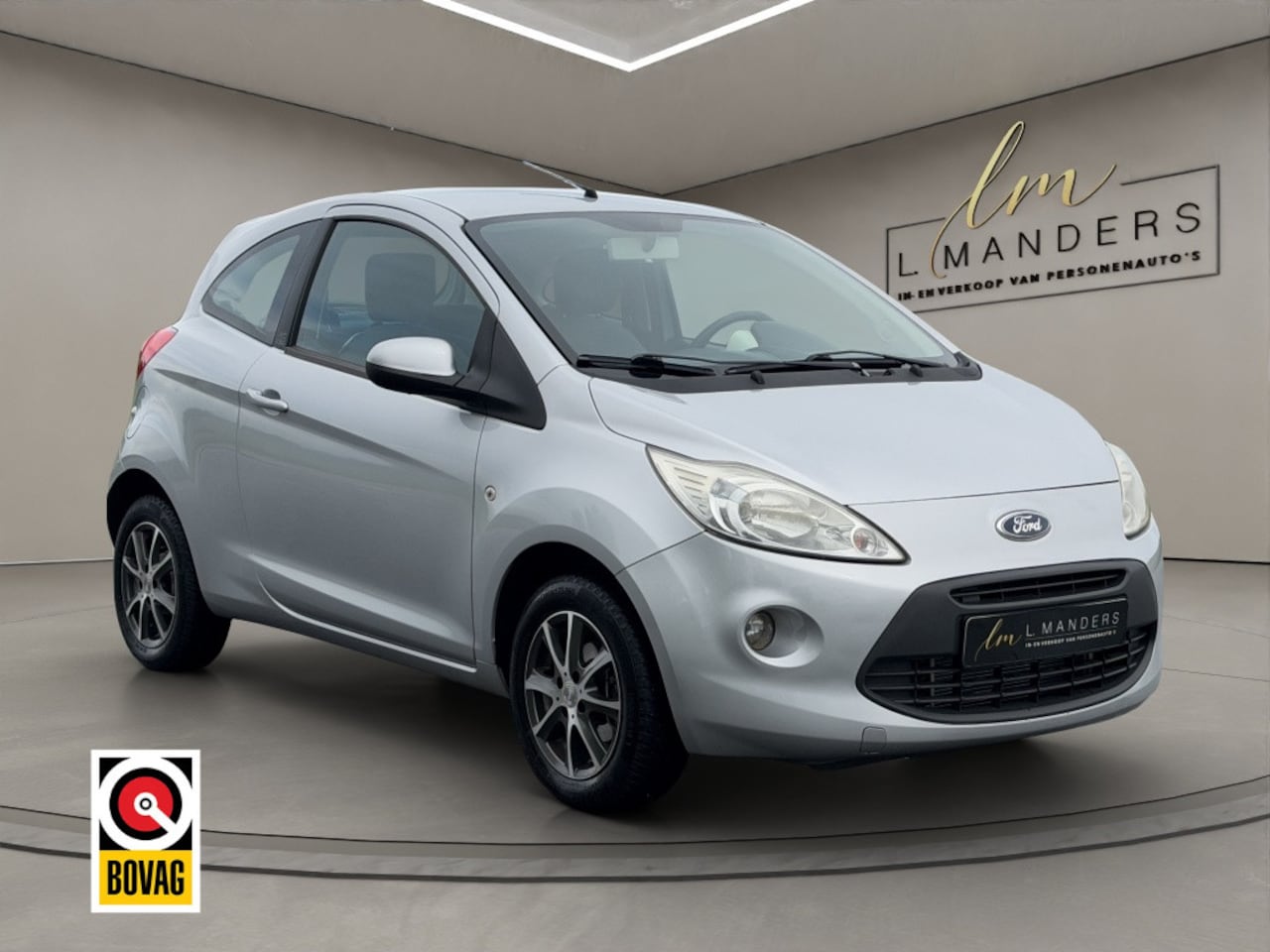 Ford Ka - 1.2 Titanium 2009 ZILVER | Airco | APK | Benzine - AutoWereld.nl