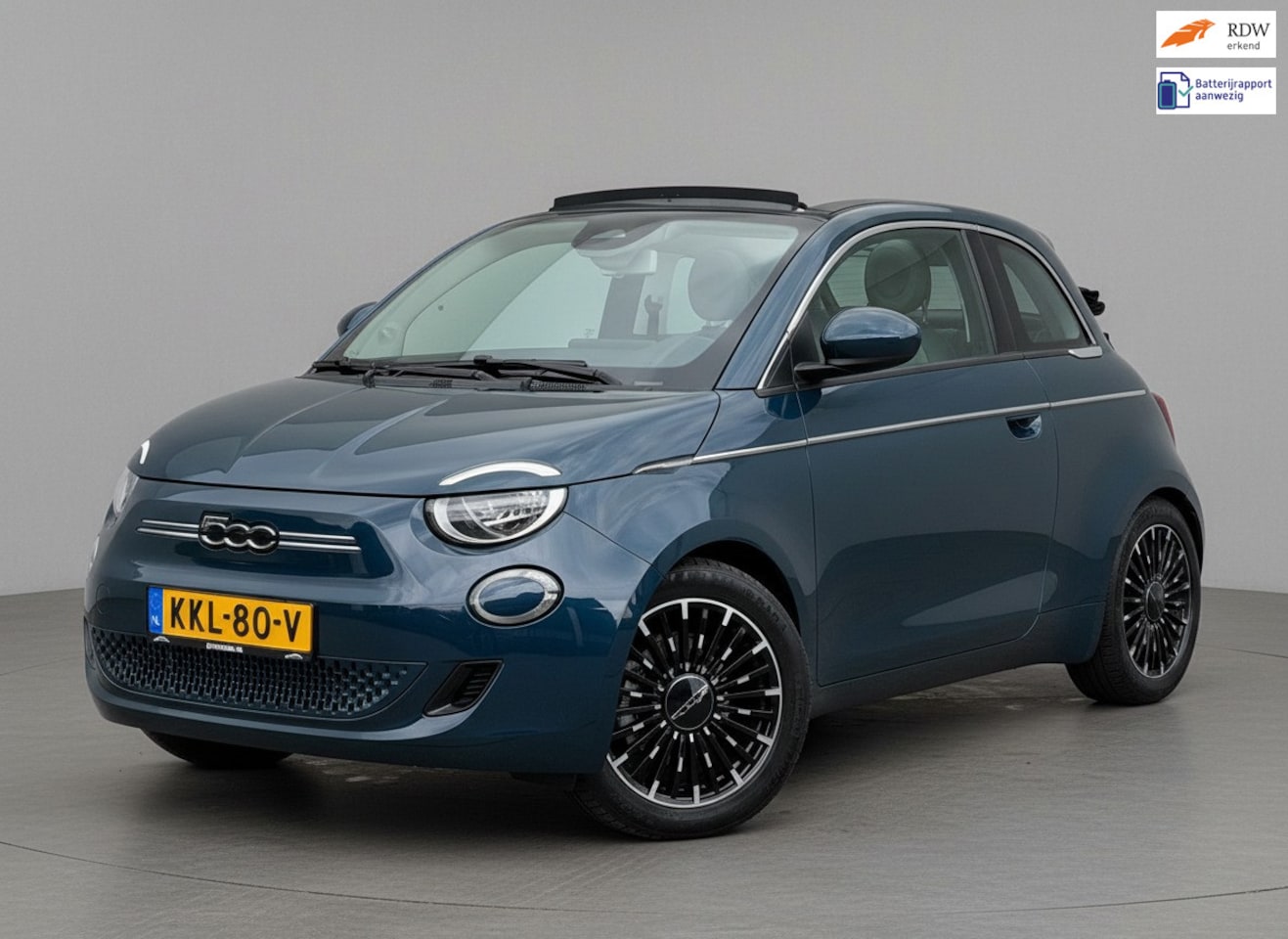 Fiat 500 C - La Prima 42 kWh|Cabrio|Camera|Carplay|Cruise - AutoWereld.nl