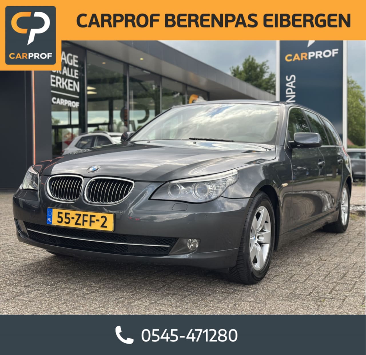 BMW 5-serie Touring - 525i Executive Touring Automaat - Leer - AutoWereld.nl